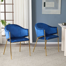 Load image into Gallery viewer, Modern Upholstered Dining Chair With Frame And Plush Velvet
