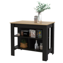 Load image into Gallery viewer, 41" Kitchen Island With Storage - Black
