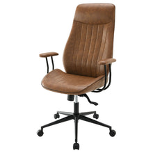 Load image into Gallery viewer, Hiram - Upholstered Adjustable Chair With High Back Support - Brown
