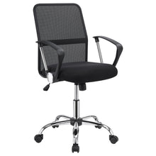 Load image into Gallery viewer, Swivel Office Chair With Base Adjustable Height - Black
