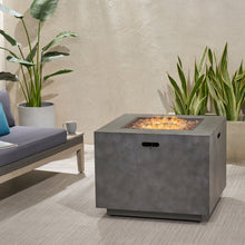 Load image into Gallery viewer, Outdoor Patio Gas Burning Fire Pit Table 50,000 Btu, Square
