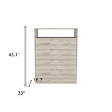 Load image into Gallery viewer, 4 Drawer Dresser - Light Gray
