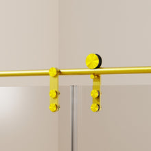Load image into Gallery viewer, Frameless Single Sliding Shower Doors With Towel Rail &amp; Handle
