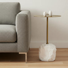 Load image into Gallery viewer, Iron Wood Tray Table - Gold / White
