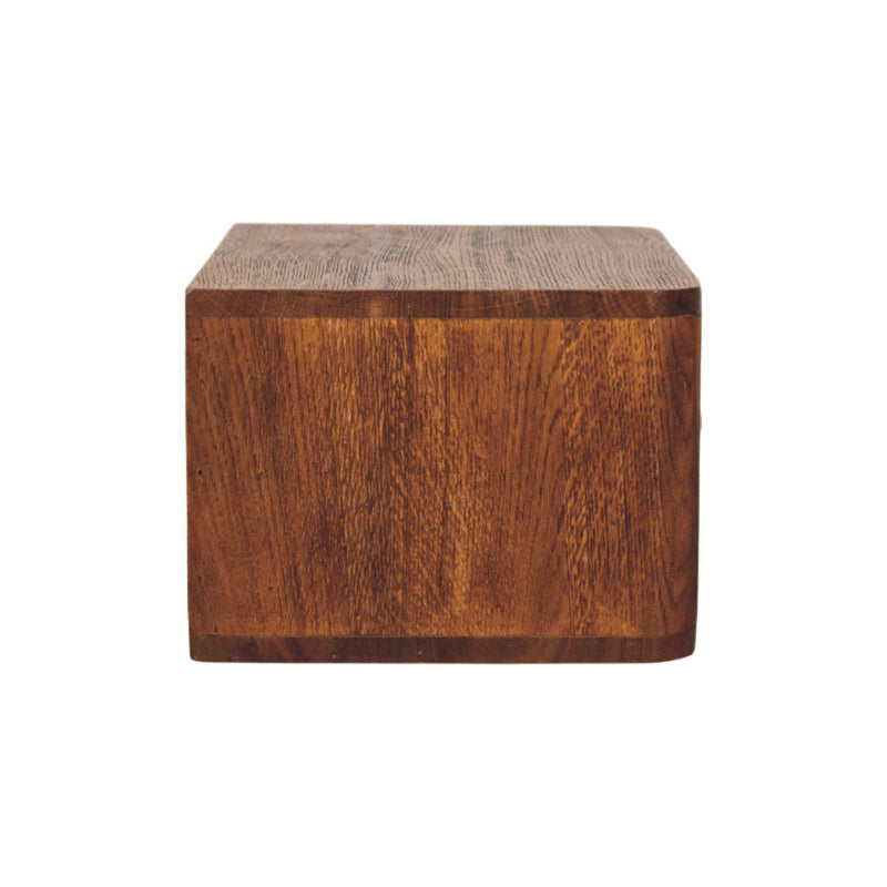 Solid Wood One Drawer Floating Nightstand (731533) - Oak
