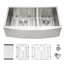 Load image into Gallery viewer, Farmhouse Sink With Double Bowl, 60 / 40
