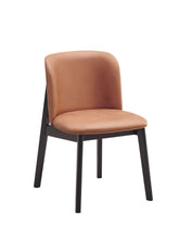 Load image into Gallery viewer, Upholstered Fabric Wing Back Dining Side Chairs (Set of 2) - Camel
