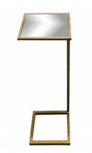 Load image into Gallery viewer, Mirrored Square Mirrored End Table - Brass And Silver
