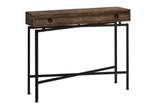 Load image into Gallery viewer, Cross Leg Console Table - Brown And Black
