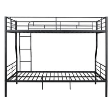 Load image into Gallery viewer, Full XL Over Queen Metal Bunk Bed, Black
