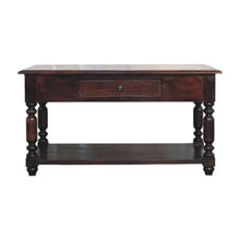 Load image into Gallery viewer, Turned Legs Drawer Table
