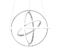 Load image into Gallery viewer, Four Light Metal LED Dimmable Smart Enabled Chandelier - Silver
