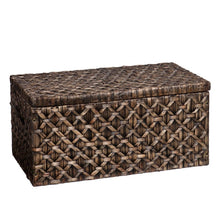 Load image into Gallery viewer, 38" Manufactured Wood And Metal Rectangular Coffee Table - Brown
