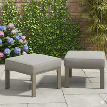 Load image into Gallery viewer, All-Weather Patio Ottomans With Thick Cushions (Set of 2)
