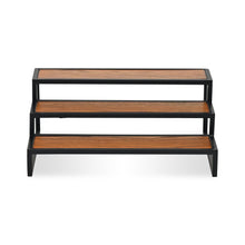 Load image into Gallery viewer, Handmade Three Tier Tray - Black / Brown
