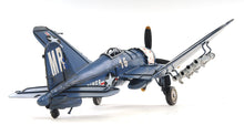Load image into Gallery viewer, Hand Painted Model Airplane Tabletop Sculpture - Blue

