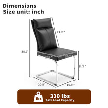 Load image into Gallery viewer, Modern Dining Chair SetWith Soft Cushion Backrest (2 Pieces)
