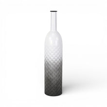 Load image into Gallery viewer, Ombre Cylinder Floor Vase (743363) - White / Gray
