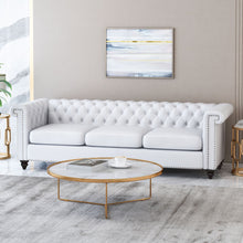 Load image into Gallery viewer, Chesterfield Style 3 Seater Sofa With Deep Button Tufting
