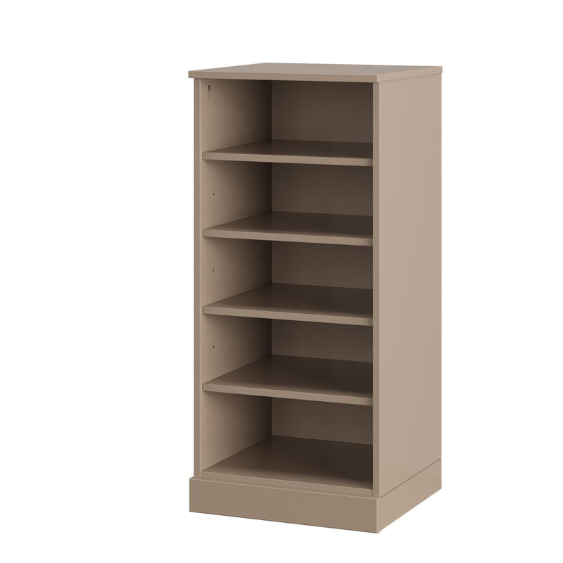 Ten Pair Solid Woodshoe Storage Cabinet (752050) - Beige