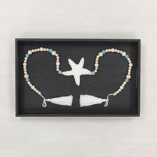 Load image into Gallery viewer, Starfish Seashells Hand Painted Tabletop Sculpture - Brown
