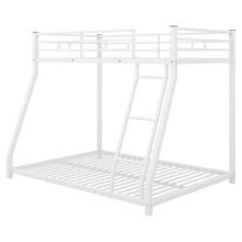 Load image into Gallery viewer, Metal Floor Bunk Bed, Twin over Full,White(OLD SKU:MF193244AAK)
