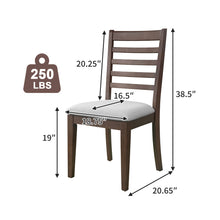 Load image into Gallery viewer, Upholstered Armless Chairs With High Ladder Back
