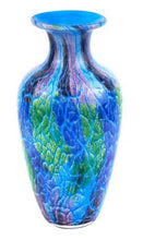 Load image into Gallery viewer, Abstract Round Table Vase - Blue / Green
