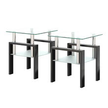 Load image into Gallery viewer, Modern Tempered Glass Tea Table, End Square Table For Living Room
