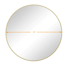 Load image into Gallery viewer, Wall Circular Mirror Metal Framed Mirror Round Vanity Mirror Dressing Mirror, For Bathroom, Living Room, Bedroom Wall Decor

