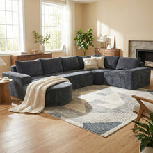 Load image into Gallery viewer, Modular Cloud Sectional Sofa Set, U-Shaped Upholstered Couch With Deep Seat
