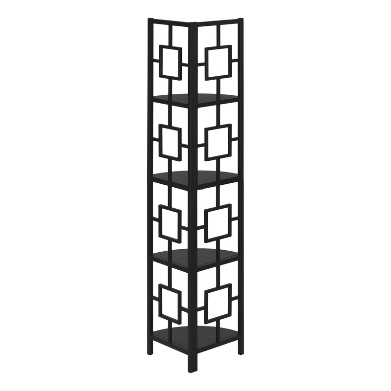 Corner Bookcase - Black