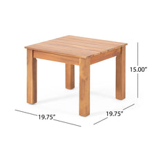 Load image into Gallery viewer, Halcyon - Outdoor Side Table With Slat Design
