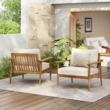 Load image into Gallery viewer, Modern Outdoor Lounge Chair With Cushions
