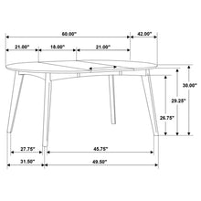 Load image into Gallery viewer, Linnea - 5 Piece Dining Set With Chairs - Dark Walnut
