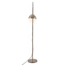 Load image into Gallery viewer, Crossed Floor Lamp - White And Brushed Bronze
