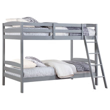 Load image into Gallery viewer, Kerr - Twin Over Twin Bunk Bed - Gray
