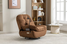 Load image into Gallery viewer, Power Recliner Swivel Glider USB Charger With tooth Music Player, Sleep, Working, Game And Leisure
