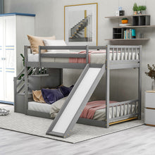 Load image into Gallery viewer, Bunk Bed With Convertible Slide And Stairway

