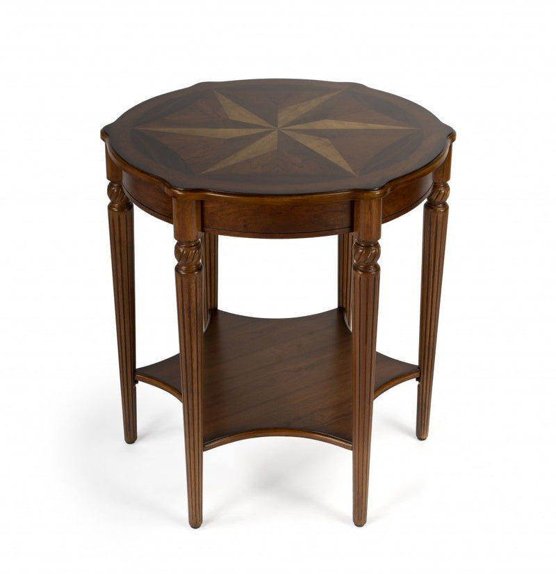 Burl Accent Table - Olive Ash