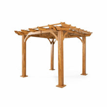 Load image into Gallery viewer, Brady - 10 X 10 Ft. Square Pergola - Teak

