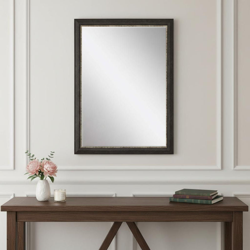 41" Accent Mirror - Dark Brown