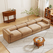 Load image into Gallery viewer, Stylish Sofa With Storage Seat And Cylindrical Backrest
