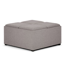 Load image into Gallery viewer, Avalon - Square Coffee Table, Storage Ottoman
