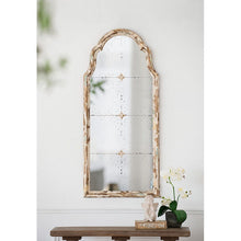 Load image into Gallery viewer, Large &amp; Framed Wall Mirror, Arched Mirror With Decorative Window Look For Living Room - Cream
