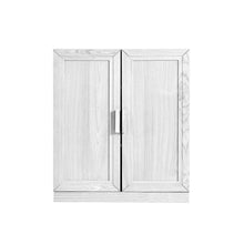 Load image into Gallery viewer, Corner Accent Cabinet With Two Doors (Set of 2) - White
