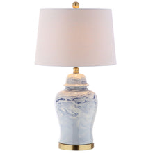 Load image into Gallery viewer, 26" Novelty Table Lamp LED With Drum Shade - Blue
