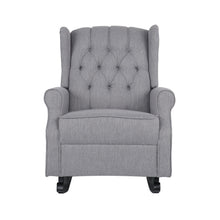 Load image into Gallery viewer, Sheila - Contemporary Fabric Tufted Wingback Rocking Chair
