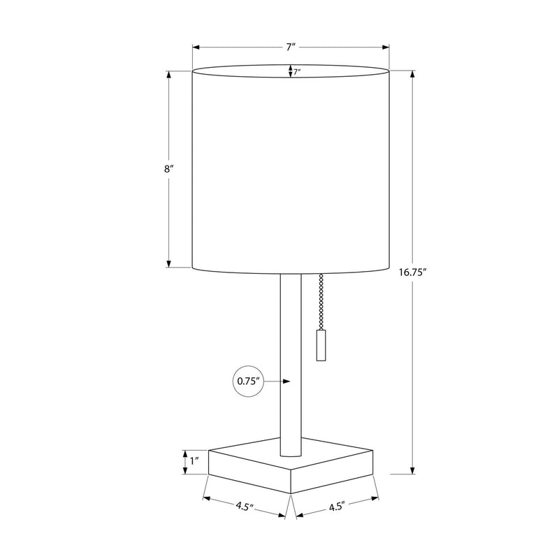 Lighting, Table Lamp, USB Port Included, Nickel, Contemporary (Set of 2)