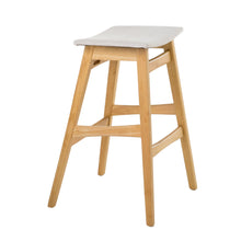 Load image into Gallery viewer, Modern Bar Stool Set With Upholstered Seating
